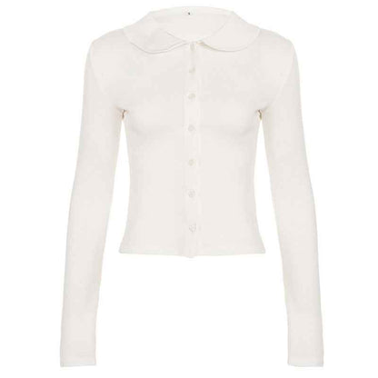 Knitted Cardigan Blouse