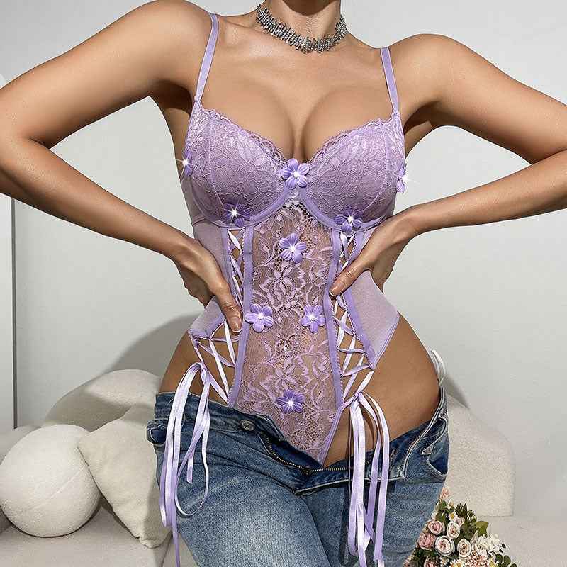 Lace Body Shaping Lingerie Bodysuit