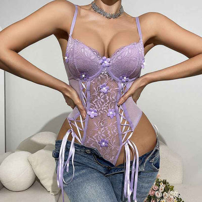 Lace Body Shaping Lingerie Bodysuit
