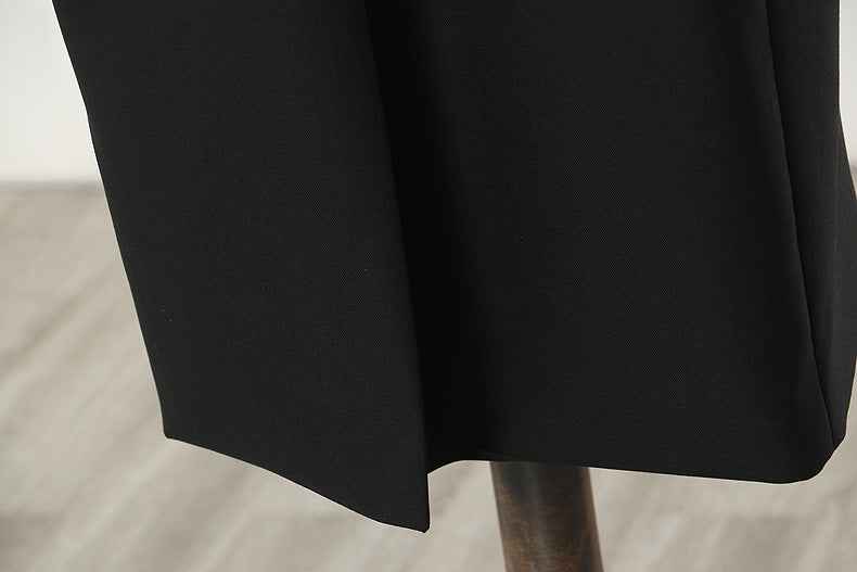 Contrast Color Mid Length Trench Jackets for Women