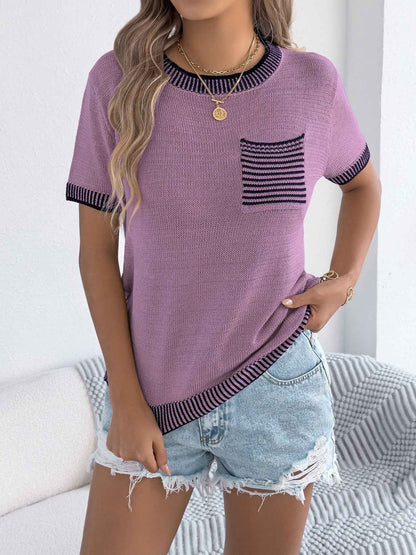 Striped Pocket T-shirt