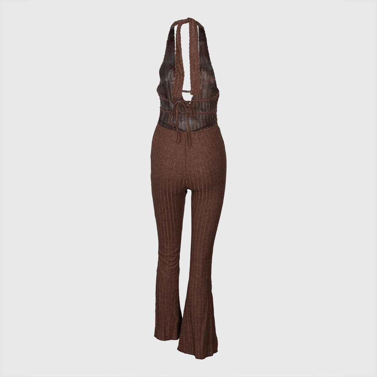 Backless Sexy Knit Jumpsuit