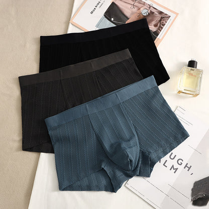 Jacquard Simple Solid Color Boxers