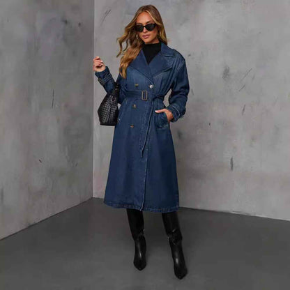 Retro Denim Windbreaker Jacket