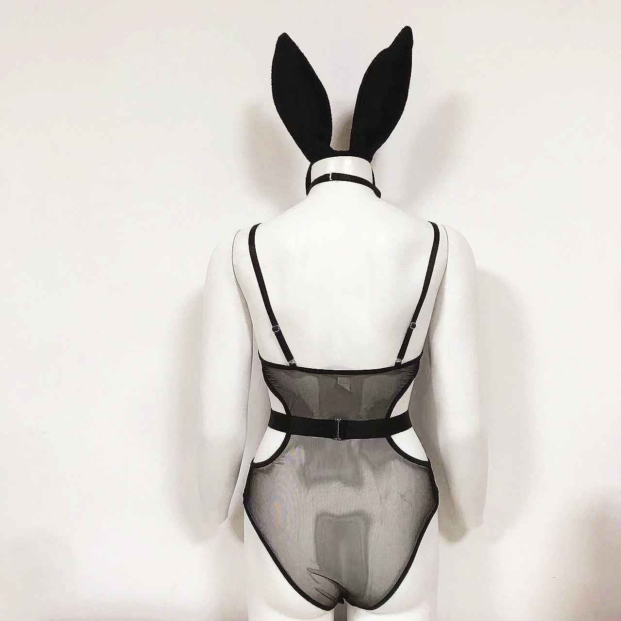 Mirror One Piece Leather Patent Leather Bodysuit Romper Lingerie