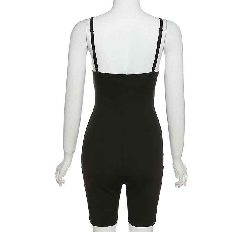 Romper Slim Fit Backless