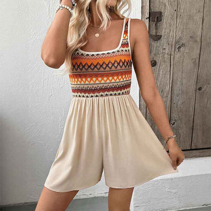 Romper Casual Vacation Sleeveless