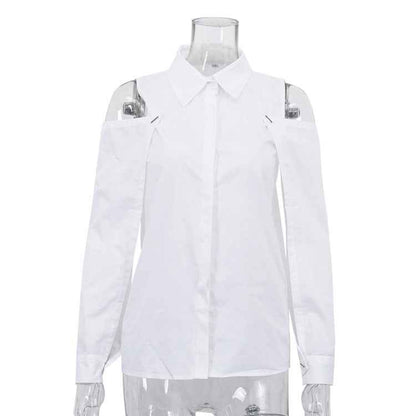 Women's Detachable Long Sleeve Blouse