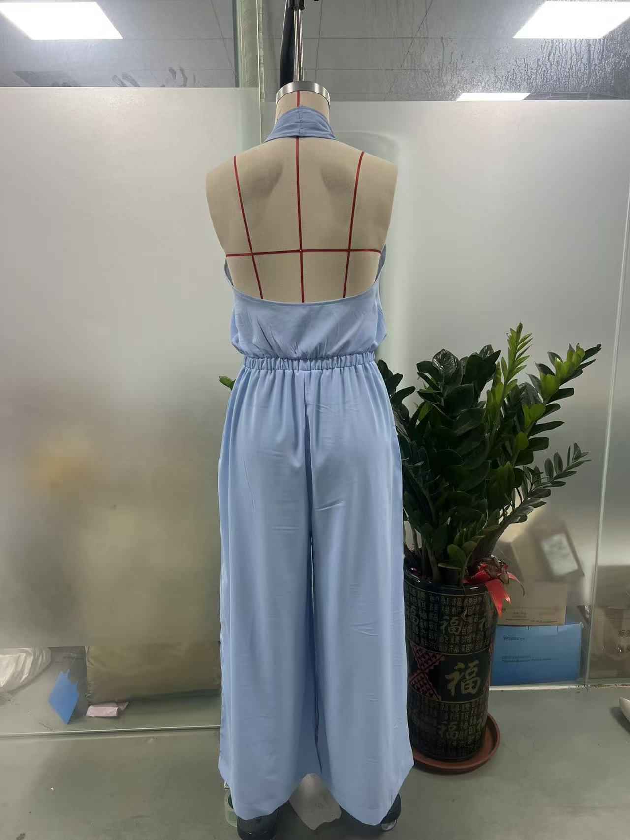 Casual Halter Jumpsuit MUNSIEUR New Arrivals
