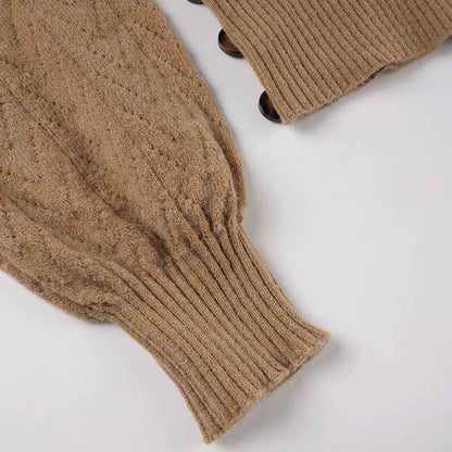 Retro Fitted Waist Sweater