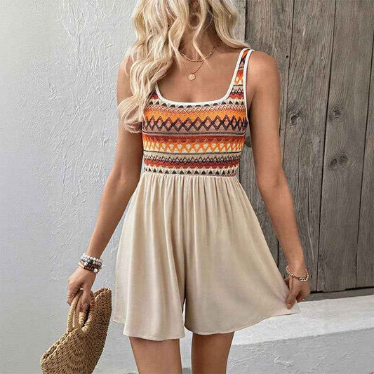 Romper Casual Vacation Sleeveless