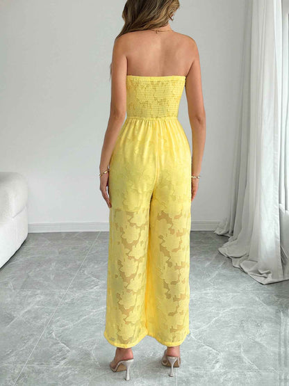 Summer Jacquard Jumpsuit Women