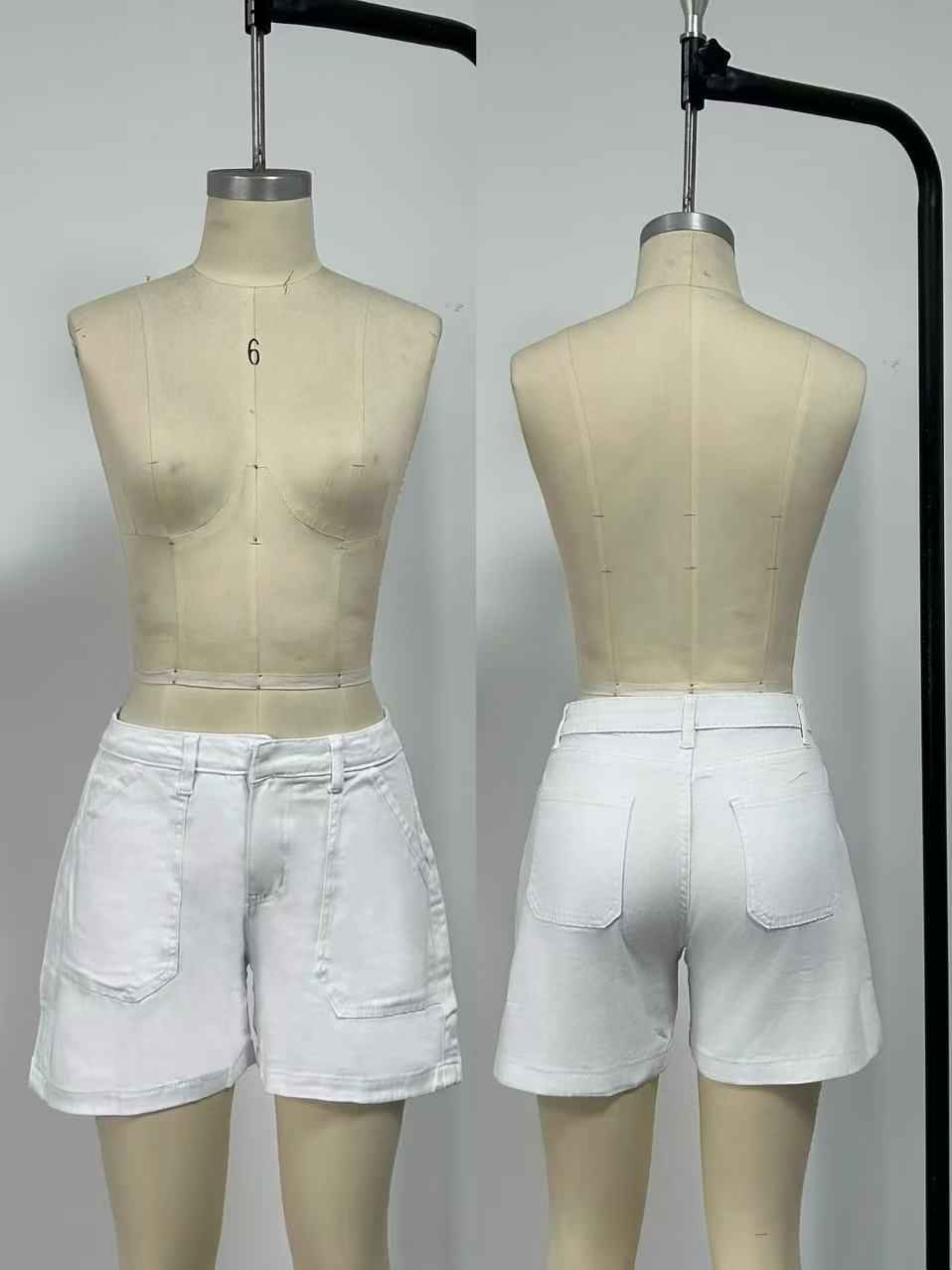 Women's Elastic Slim Retro Denim Bottoms