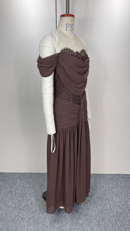 Autumn Drop Lace Big Hem Elegance Retro Dress New Arrivals