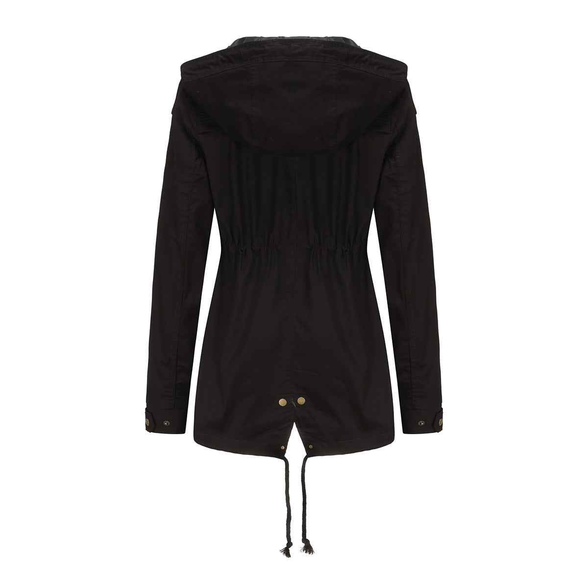 Plus Size Loose Solid Color Women's Jackets