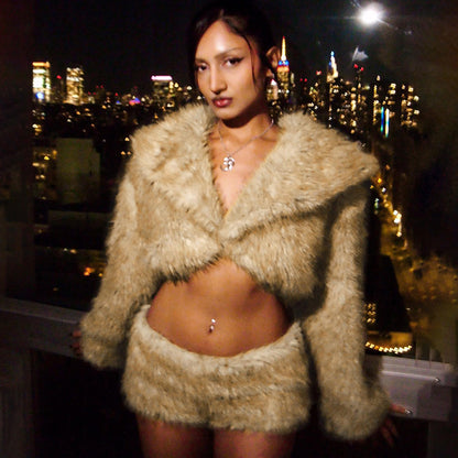 Furry Bottoms Two Piece Set
