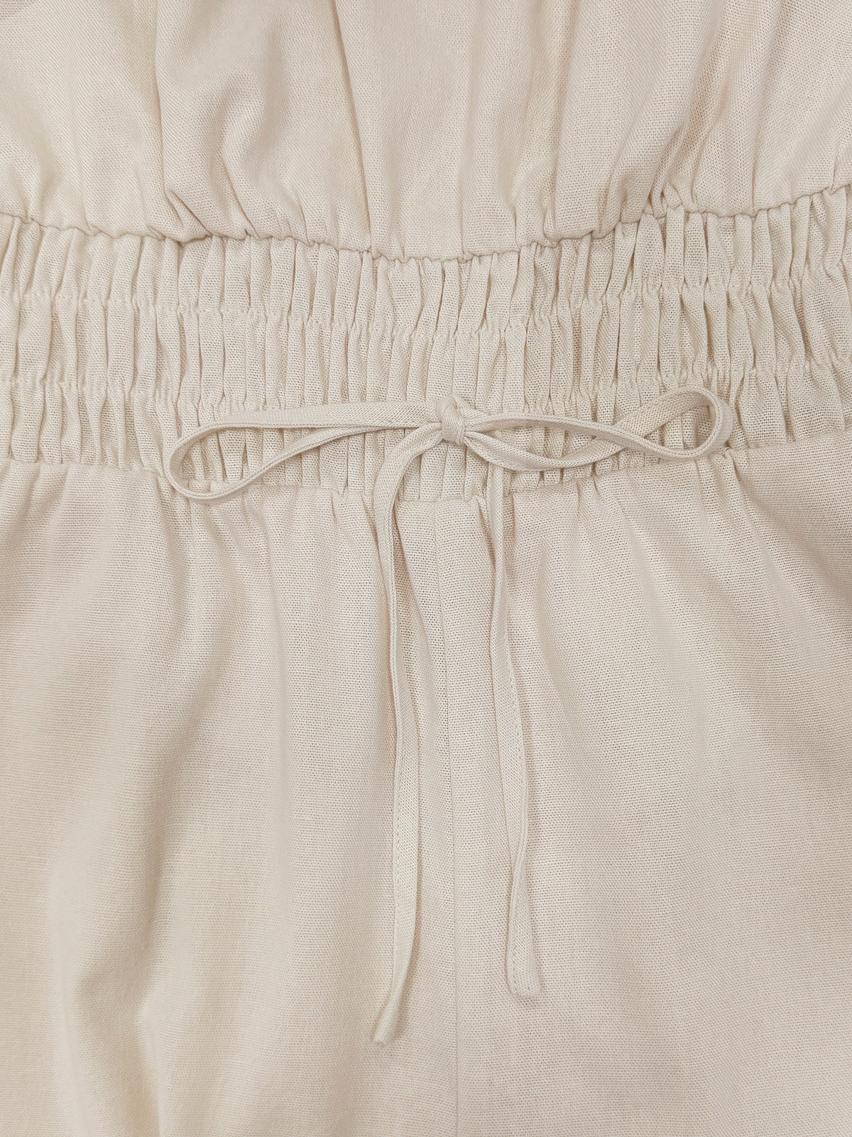 Bohemian Halter Lace Jumpsuit Seaside Holiday Casual Waist Drawstring