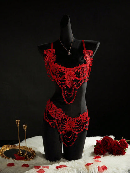 Lace Lingerie Bra Set