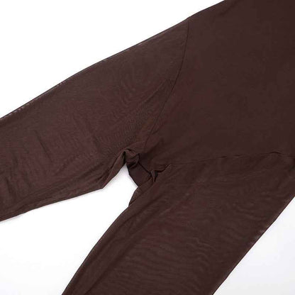 Solid Color Casual Slim Fitting Patchwork Jumpsuit