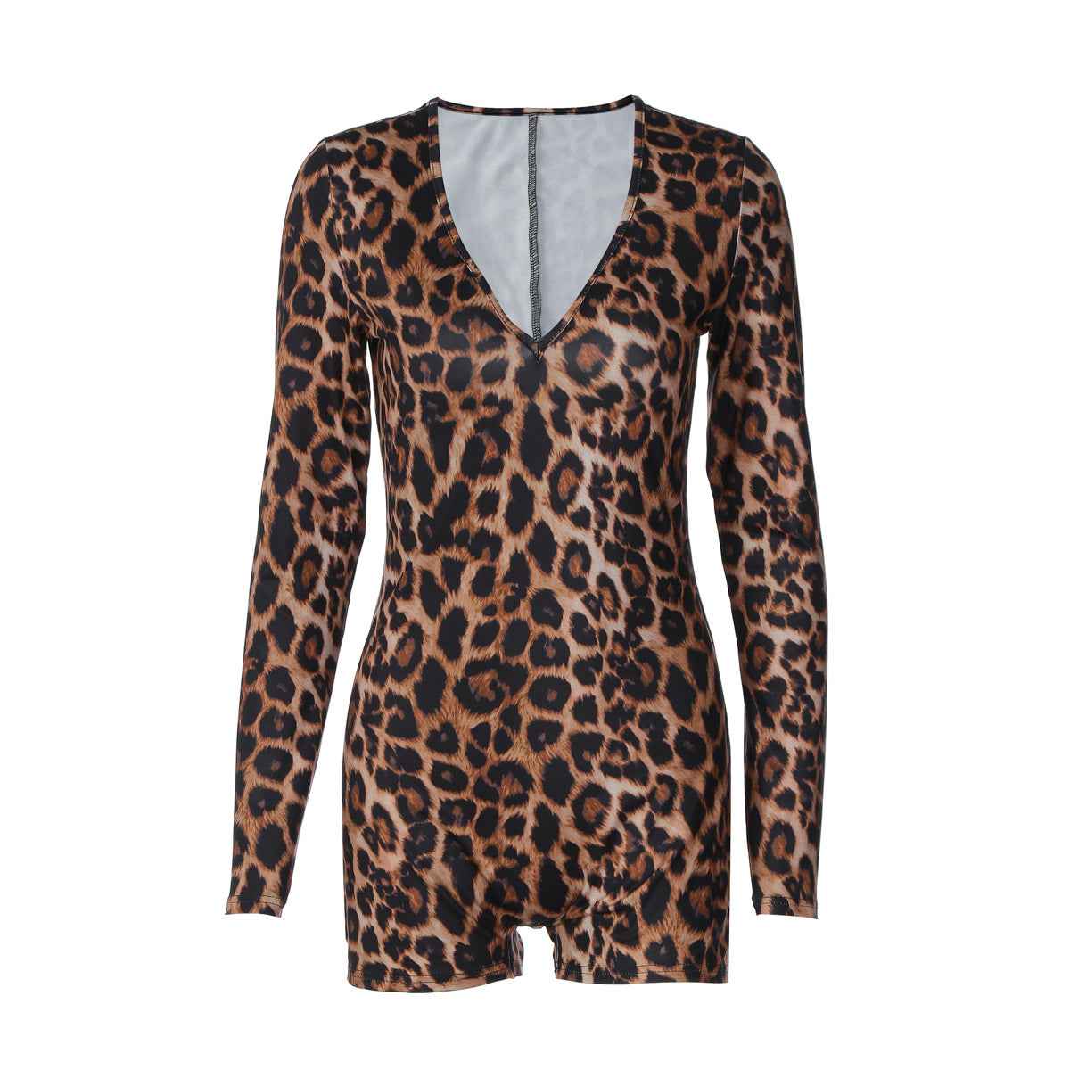 Leopard Print Romper