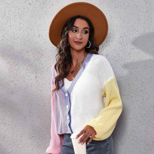 Knitted Cardigan Sweater for Women Loose