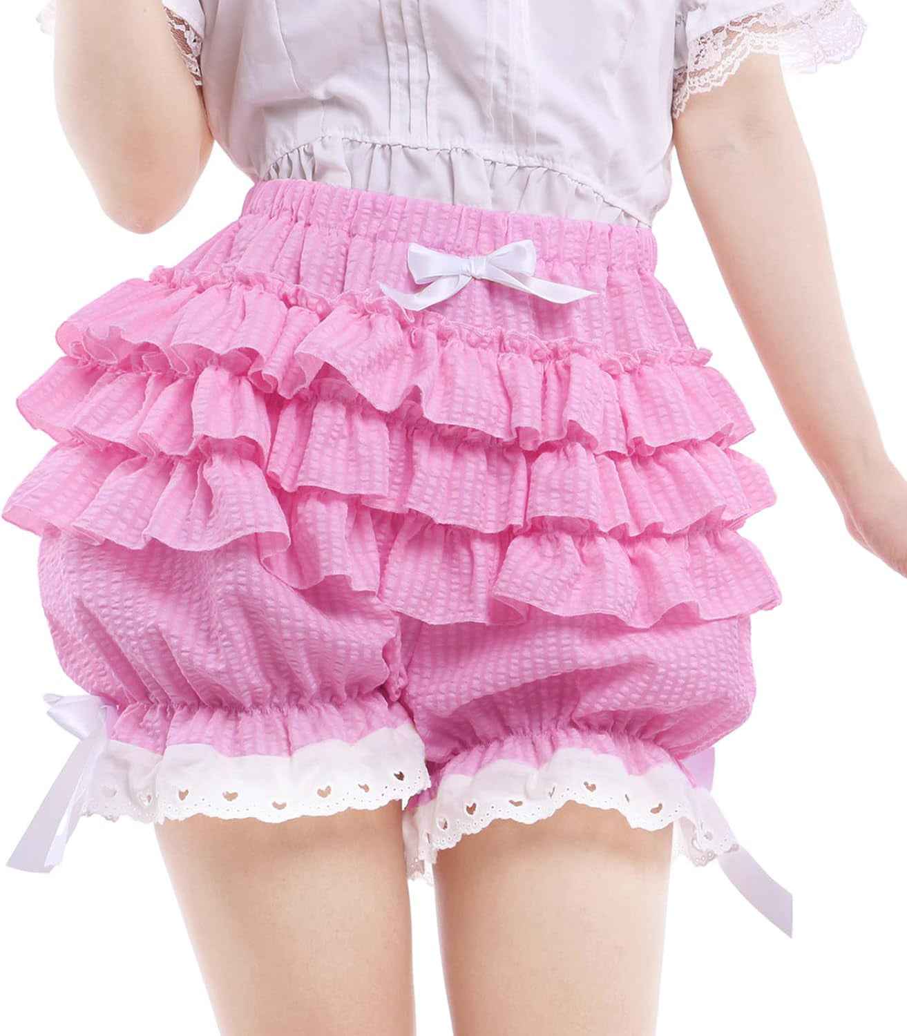 Lolita Bottoms Cute Lace up Puffy for Women