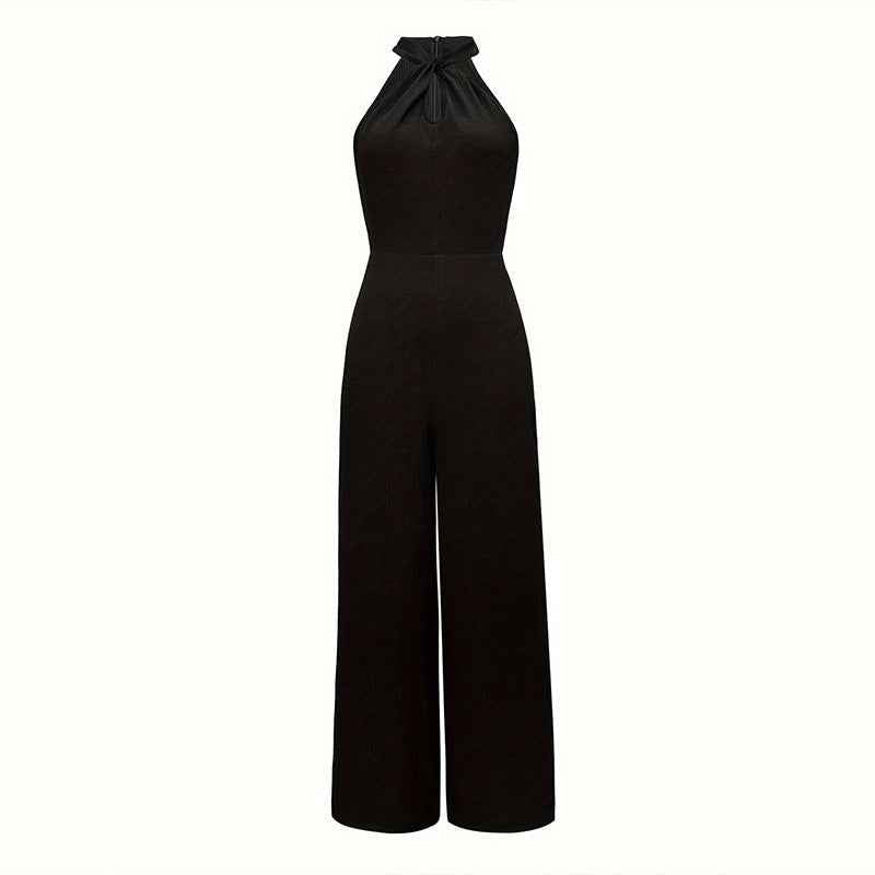 Jumpsuit Elegant Halter Sleeveless Goddess Jumpsuit Casual