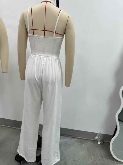 Casual Spaghetti Strap Jumpsuit