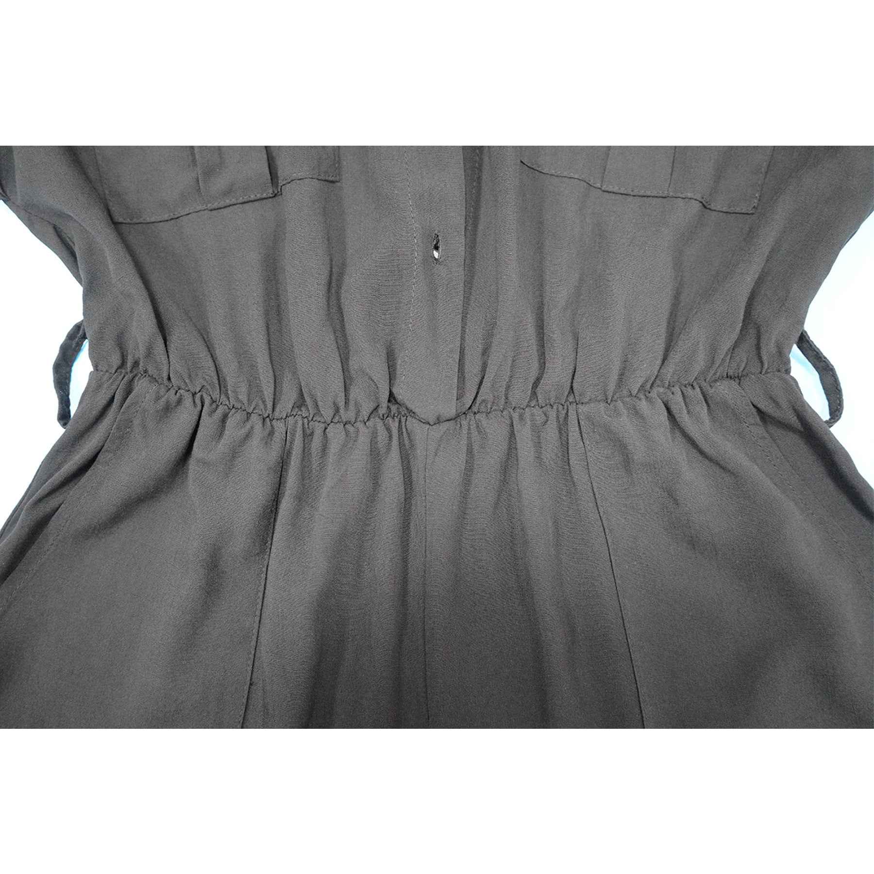 Solid Color Jumpsuit with Pockets