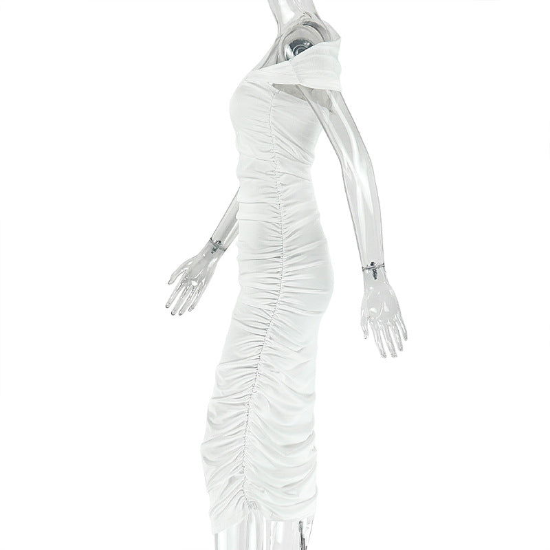 Sleeveless One Shoulder Maxi Dress New Arrivals
