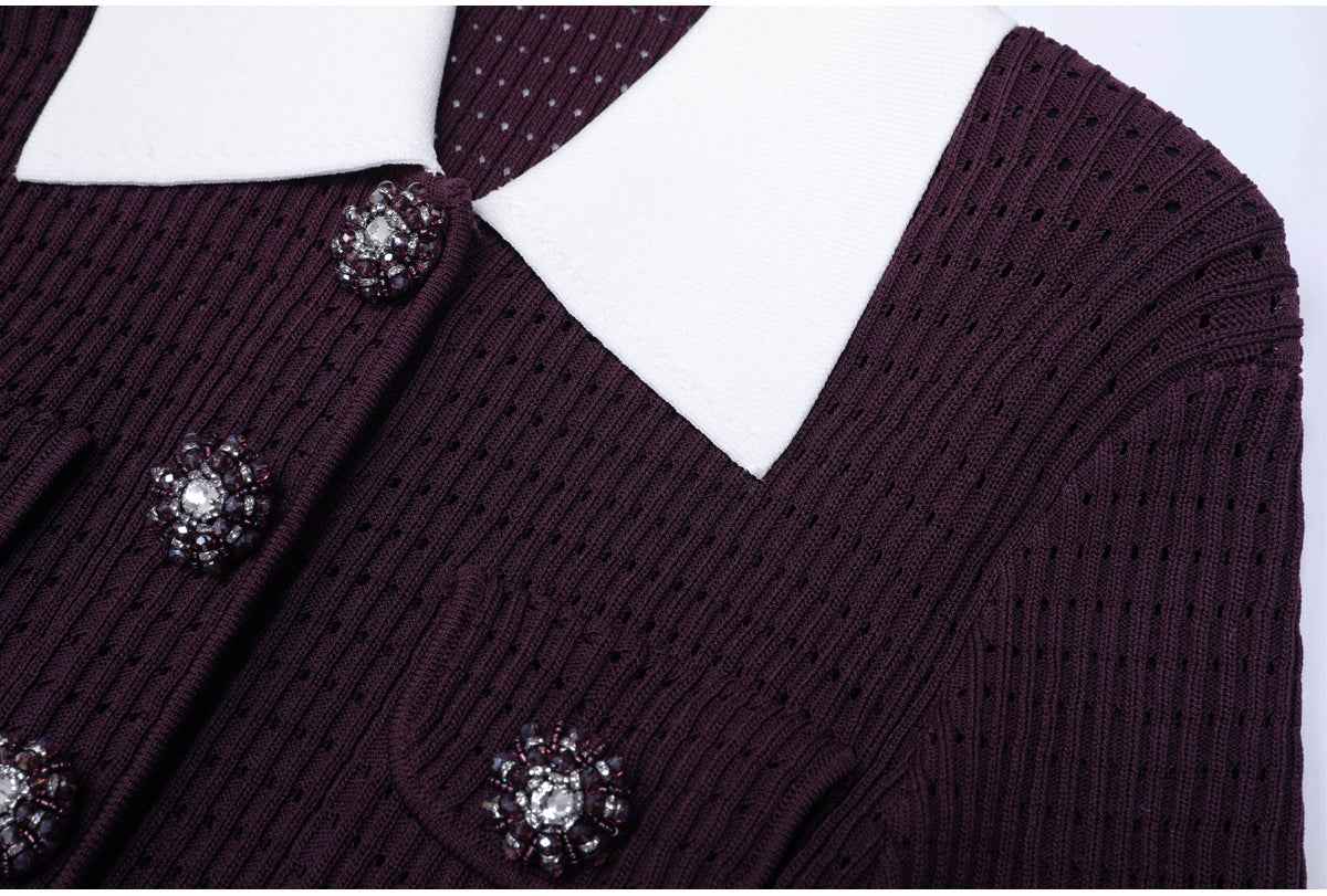 Knitted All Matching Women's Top Cardigan Sweater