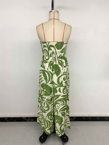 One Piece Tube Top Jumpsuit