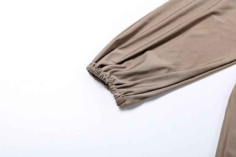 Sexy Backless Solid Color Jumpsuit Women