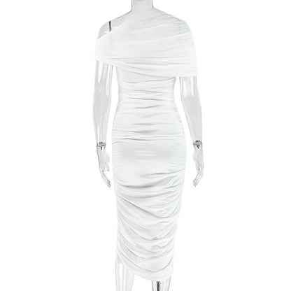 Sleeveless One Shoulder Maxi Dress New Arrivals