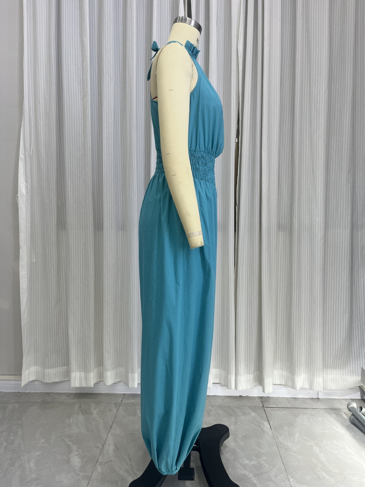 MUNSIEUR Autumn Casual Sleeveless Halter Bloomer Jumpsuit New Arrivals