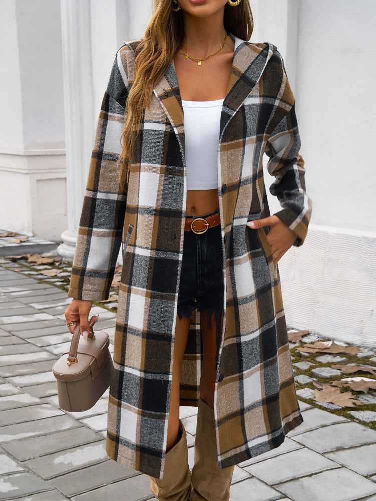 Casual Contrast Color Jacket