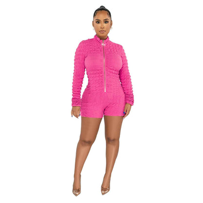 Women's Solid Color Romper