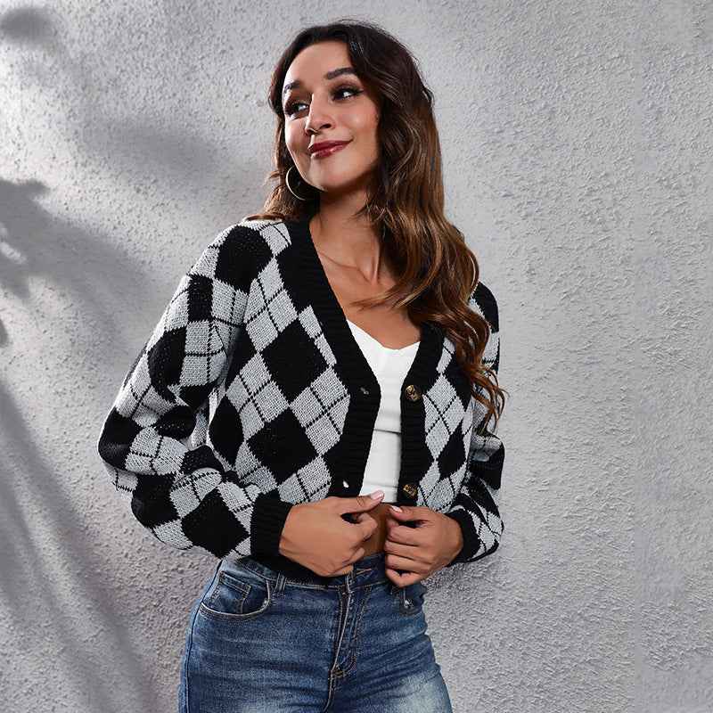Knitted Cardigan Sweater