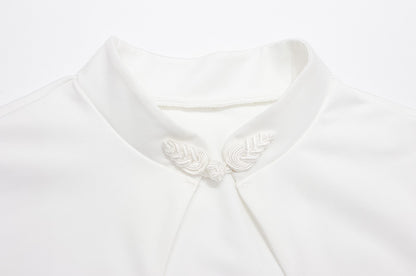 Women's Solid Color Cutout Sleeve T-shirt