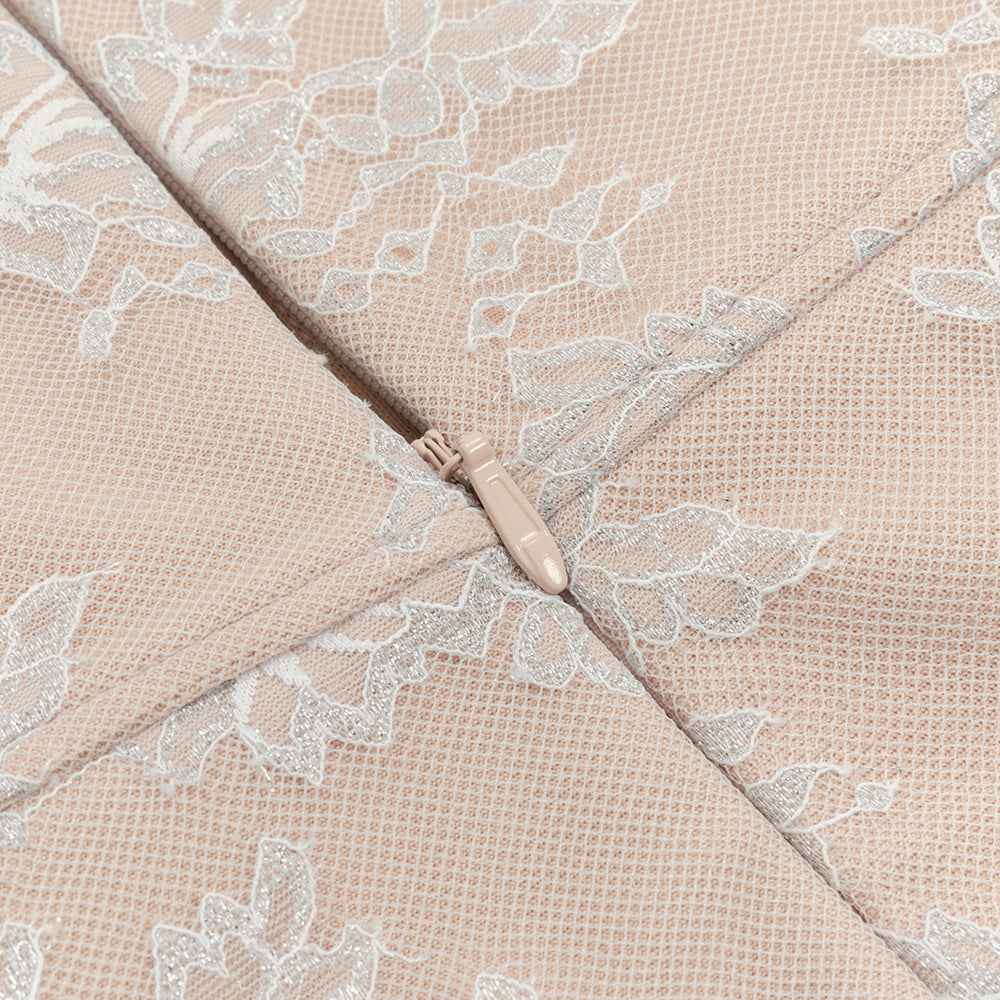 Bandage Dress Lace Ruffled Slit Sheath Fishtail MUNSIEUR