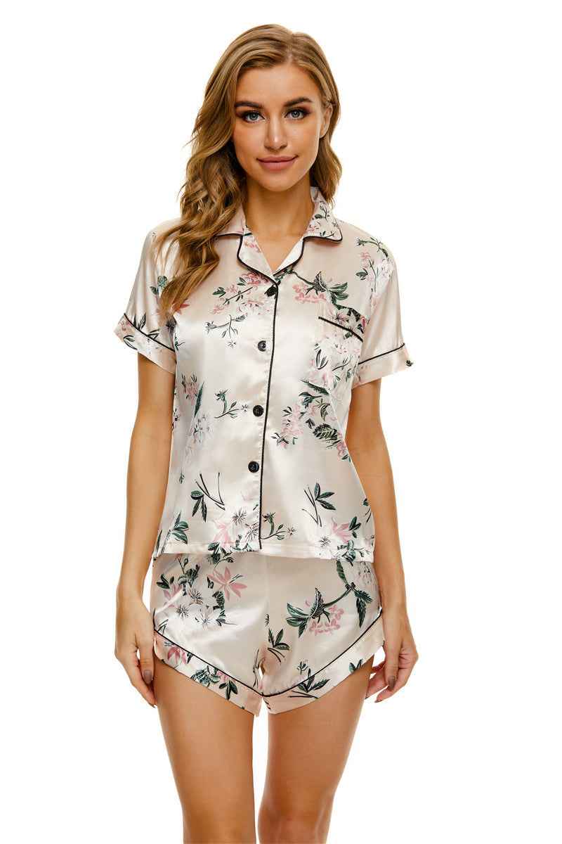 Pajamas Women's Elastic Satin