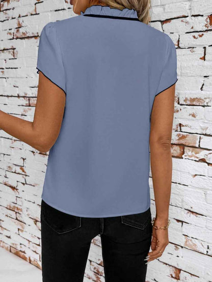 MUNSIEUR All Pleated Blouse