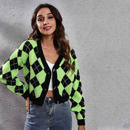 Knitted Cardigan Sweater