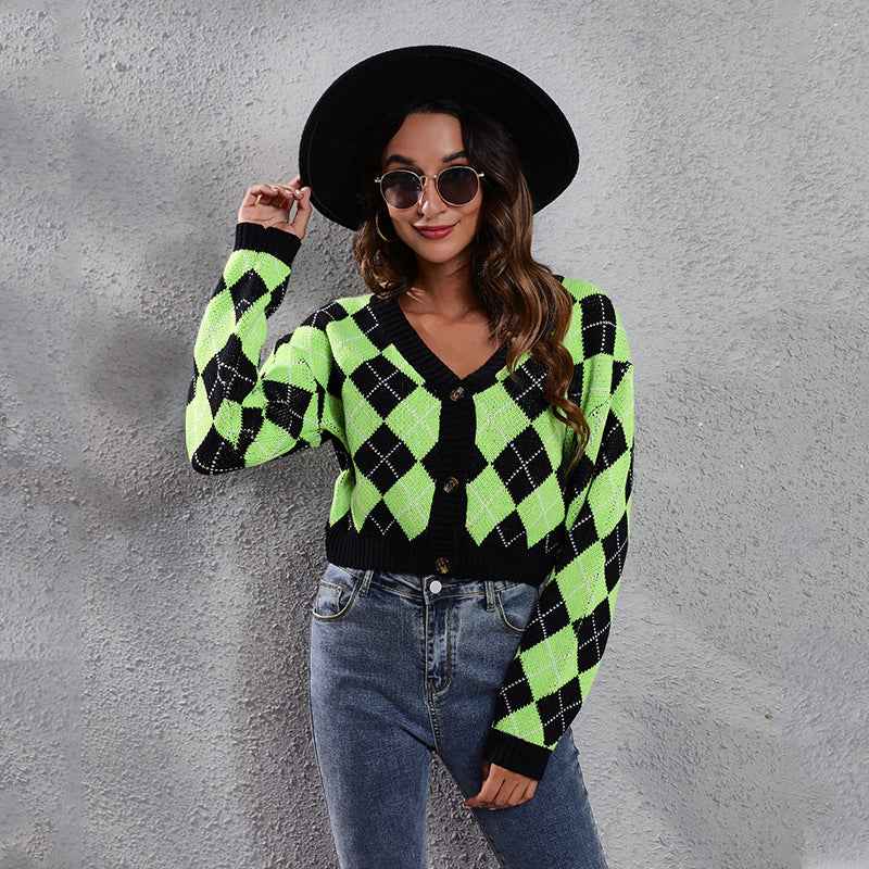 Knitted Cardigan Sweater