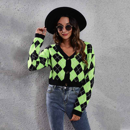 Knitted Cardigan Sweater