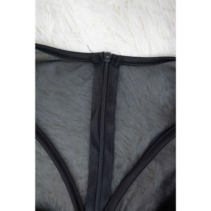 Solid Color Sexy See through Jumpsuit Women