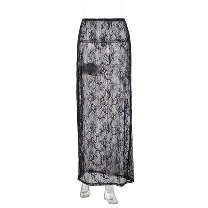 Lace Skirt and Dress Two Piece Set