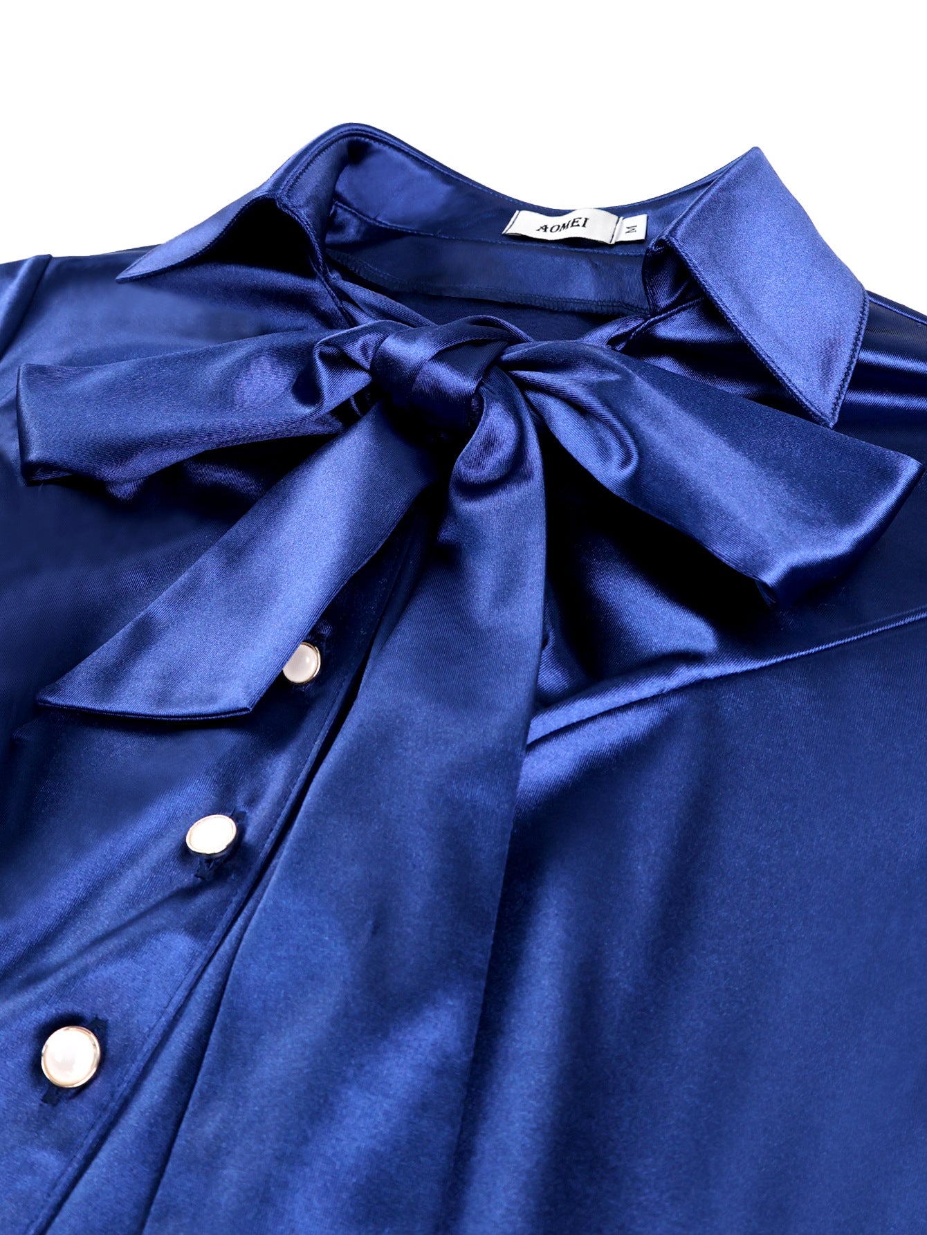 Elegant Satin Skirt Fishtail Two Piece Set MUNSIEUR