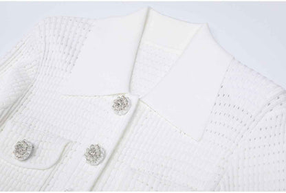 Knitted All Matching Women's Top Cardigan Sweater