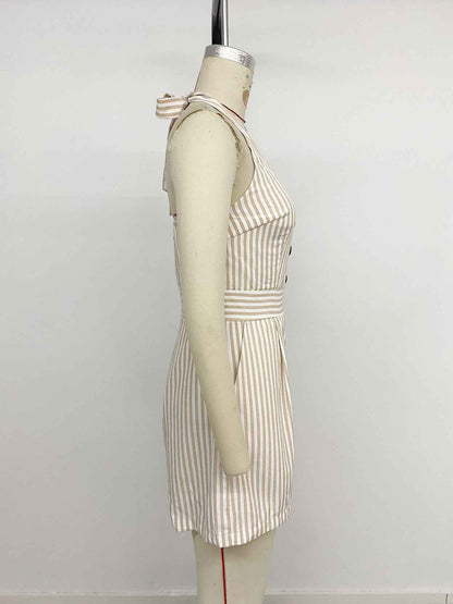 Casual Striped Romper